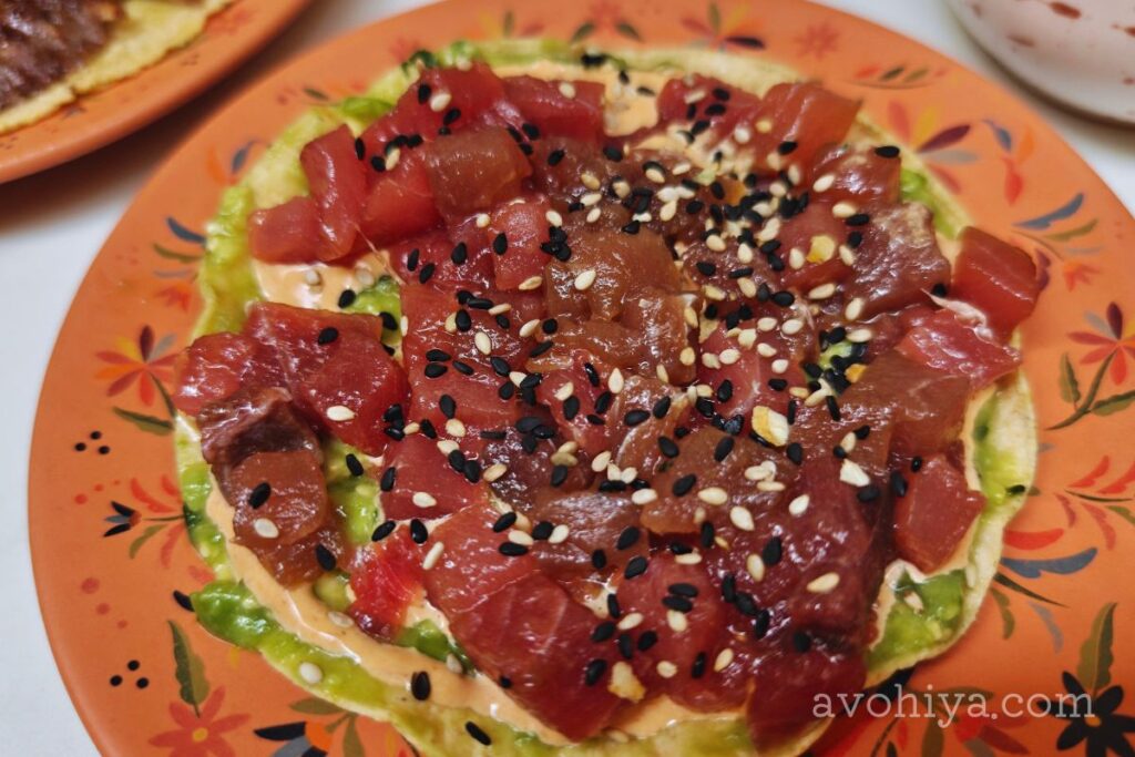 マグロのトスターダ